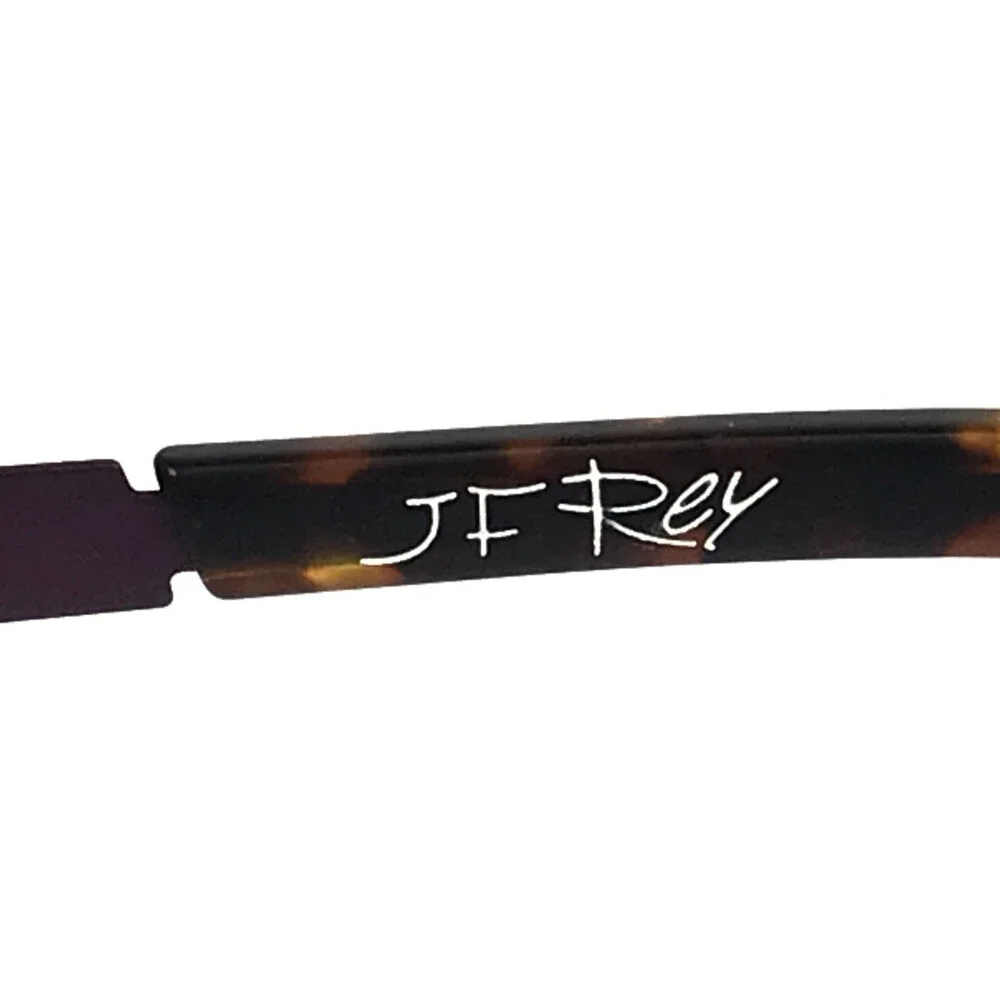 J.F. Rey Eyeglasses Frames JF2626 1375 Brushed Silver Side Shields 55-18-144